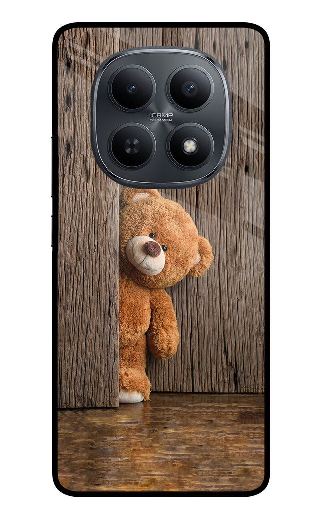 Teddy Wooden Redmi Note 15 5G Metal Case Back Cover by Casekaro