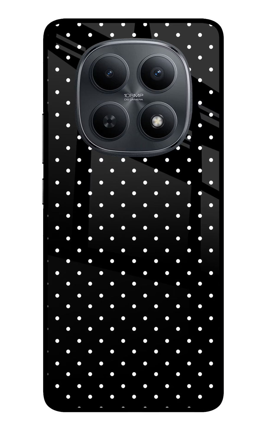 White Dots Redmi Note 15 5G Back Cover, Metal case