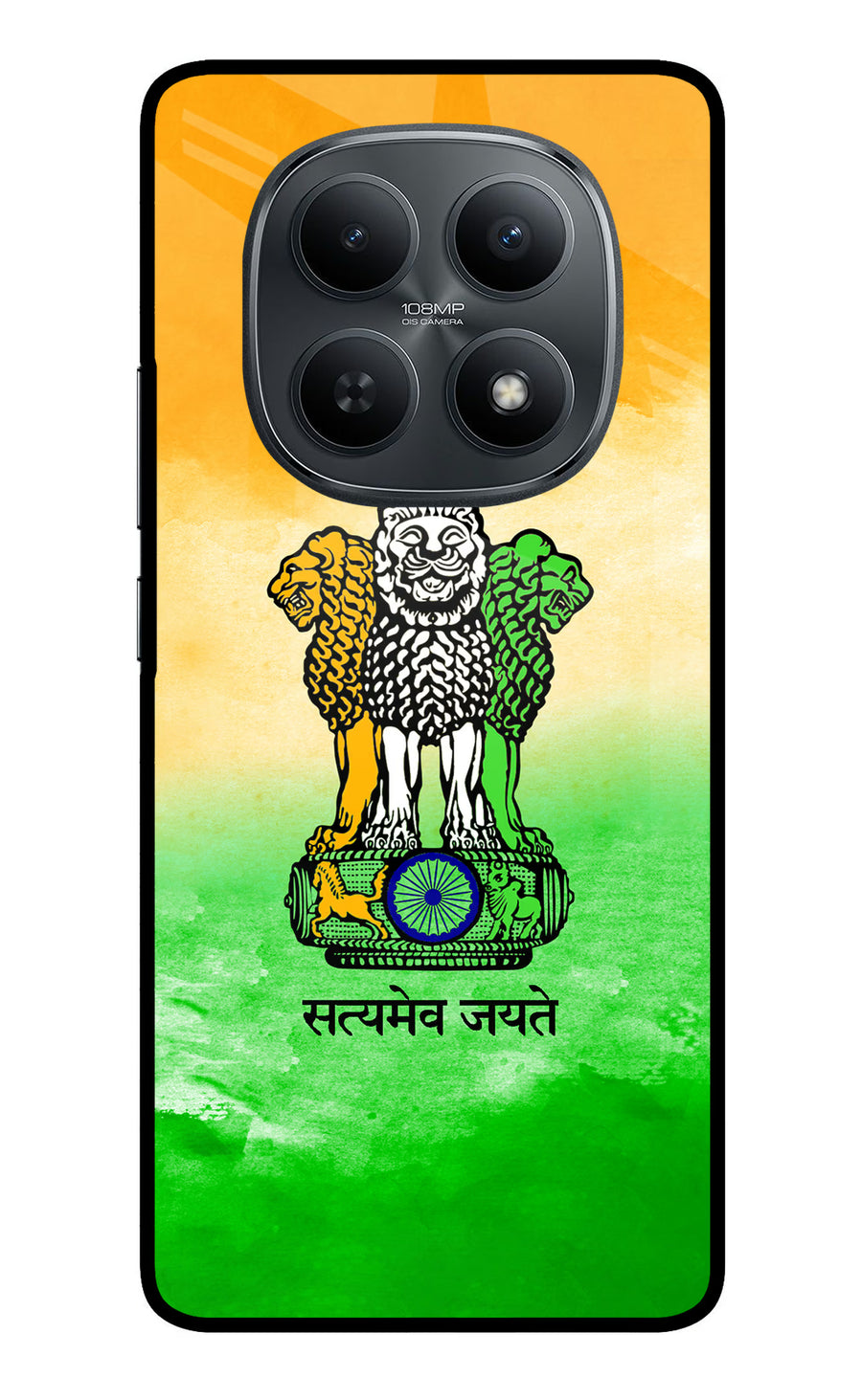 Satyamev Jayate Flag Redmi Note 15 5G Back Cover, Metal case
