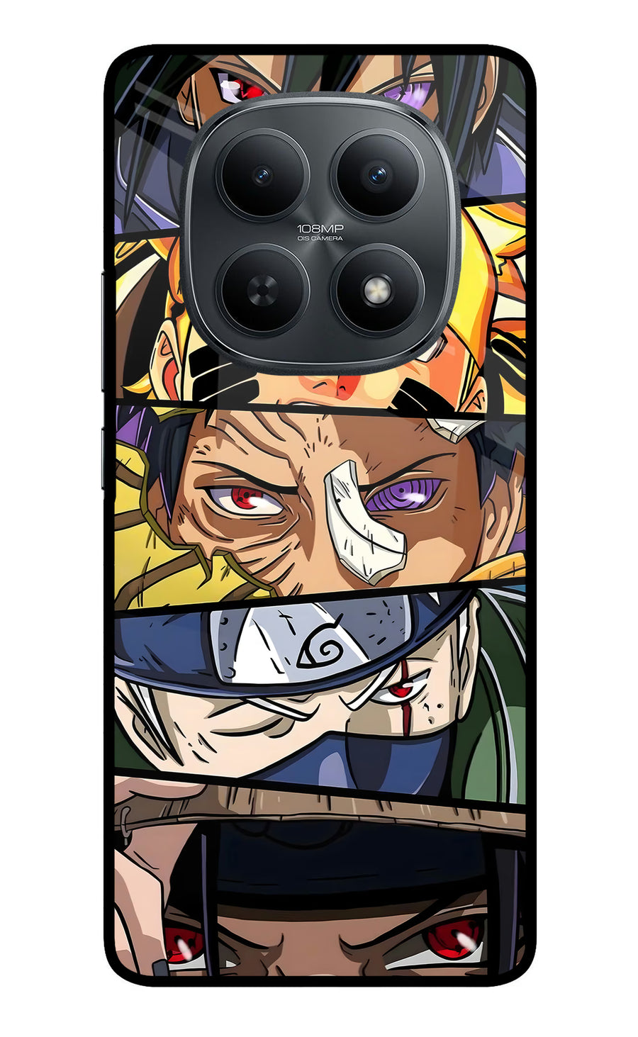 Naruto Character Redmi Note 15 5G Back Cover, Metal case