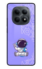 Cute Astronaut Chilling Redmi Note 15 5G Metal Case Back Cover by Casekaro