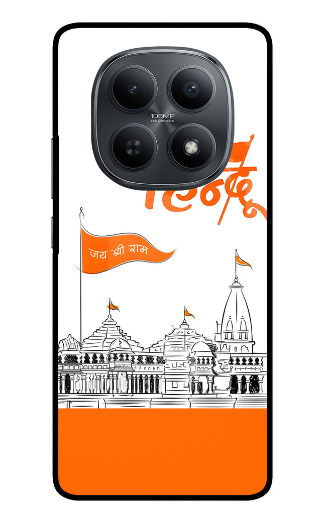 Jai Shree Ram Hindu Redmi Note 15 5G Metal Case Back Cover by Casekaro