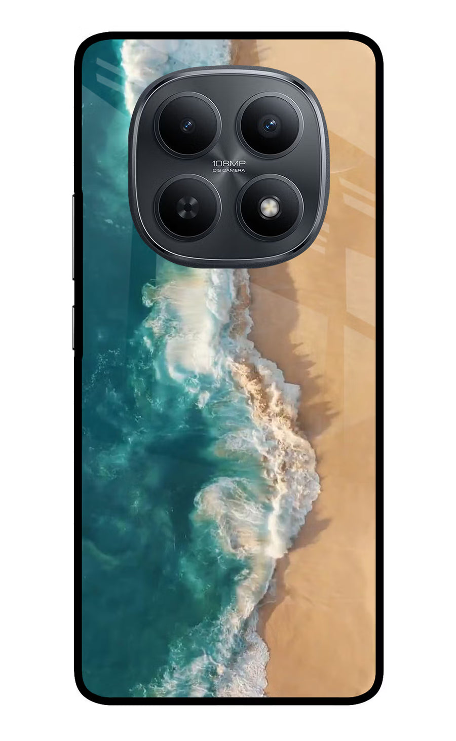 Ocean Beach Redmi Note 15 5G Back Cover, Metal case