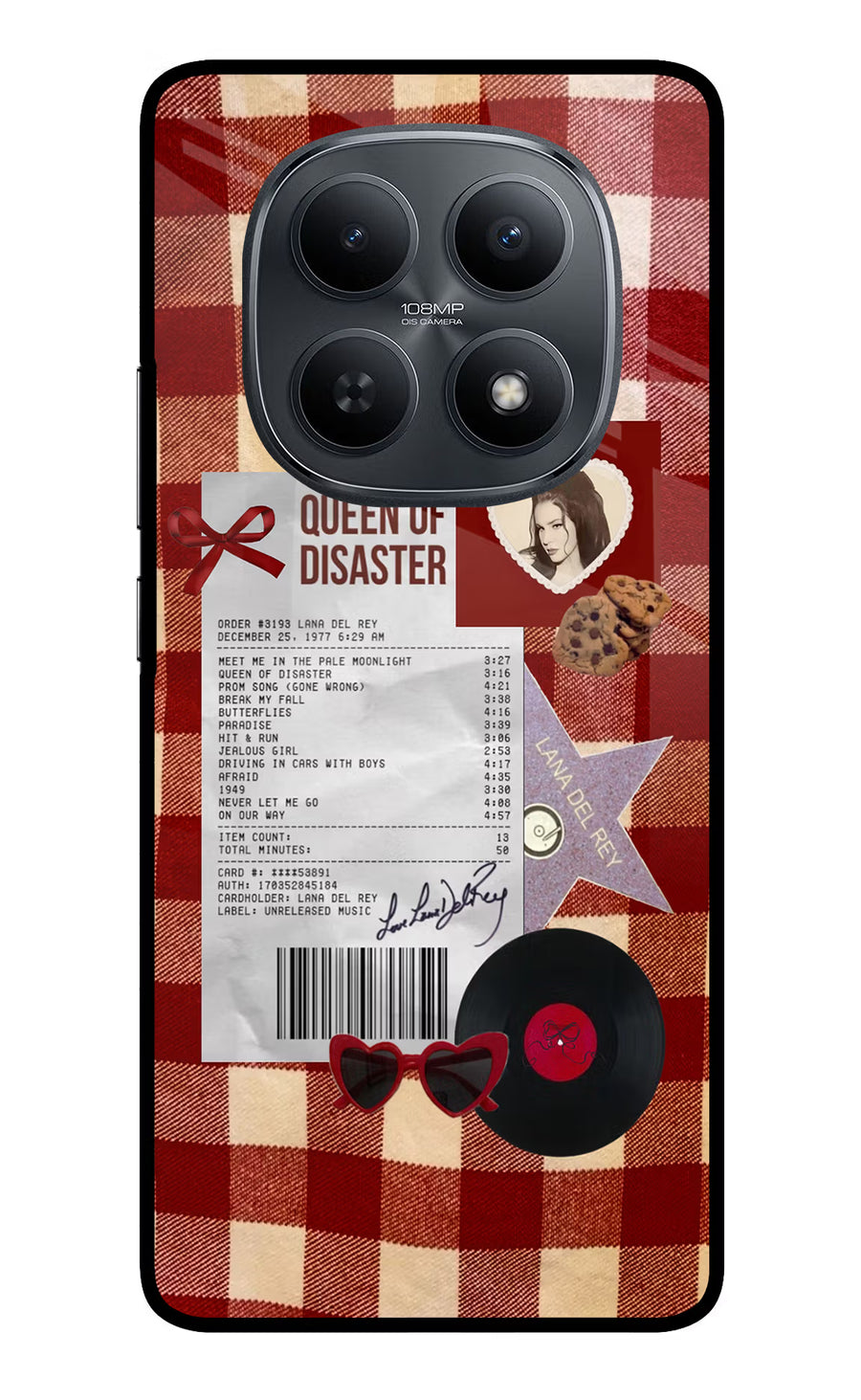 Queen of Disaster Redmi Note 15 5G Back Cover, Metal case