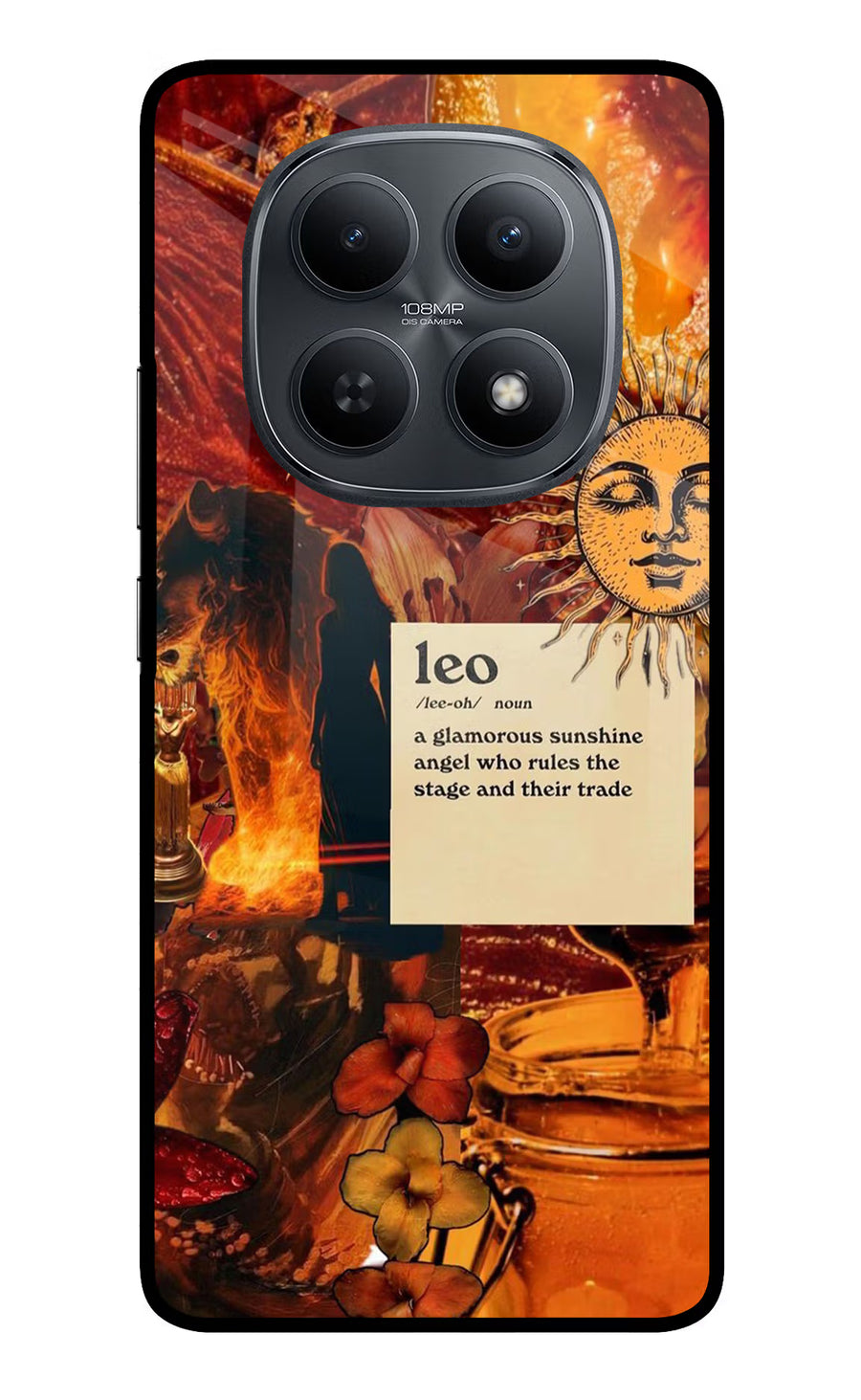 Leo Zodiac Redmi Note 15 5G Back Cover, Metal case