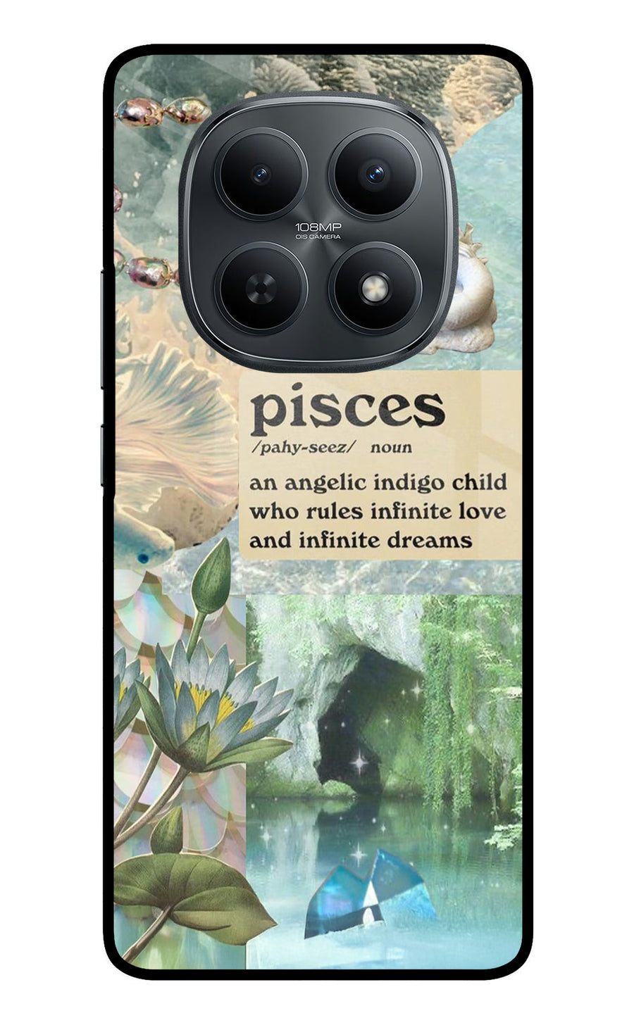 Pisces Zodiac Redmi Note 15 5G Back Cover, Metal case