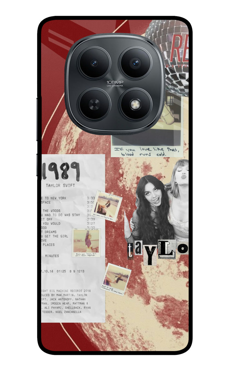 Taylor Swift Redmi Note 15 5G Back Cover, Metal case