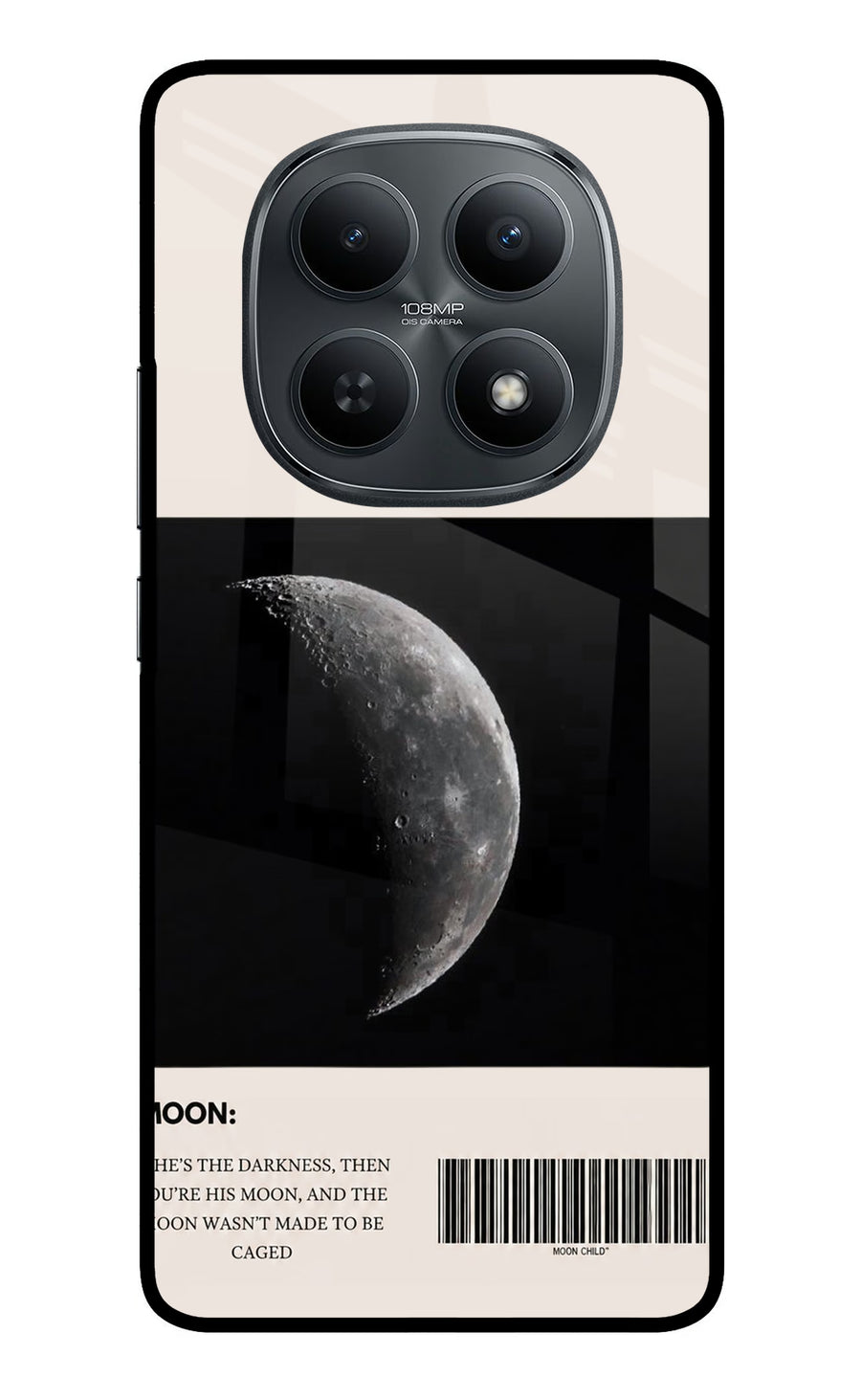 Moon Phase Redmi Note 15 5G Back Cover, Metal case