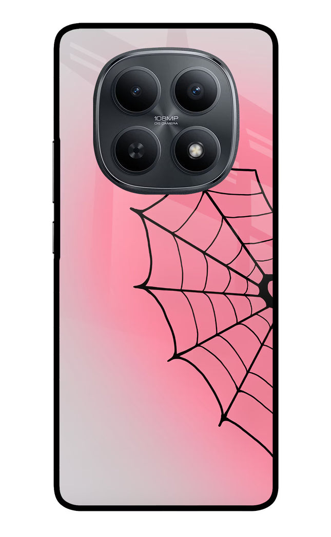 Pink Web Redmi Note 15 5G Metal Case Back Cover by Casekaro