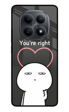 You're Right Redmi Note 15 5G Metal Case Back Cover by Casekaro