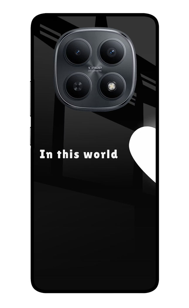This World Redmi Note 15 5G Metal Case Back Cover by Casekaro