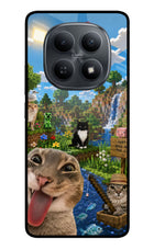 Minecraft Cat Chaos Redmi Note 15 5G Metal Case Back Cover by Casekaro
