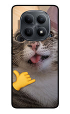Silly Cat Call Redmi Note 15 5G Metal Case Back Cover by Casekaro