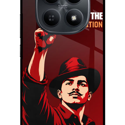 Bhagat Singh Revolution Redmi Note 15 5G Metal Case Back Cover by Casekaro