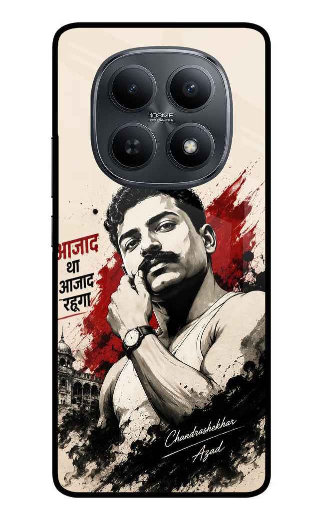 Chandrashekhar Azad Fearless Redmi Note 15 5G Metal Case Back Cover by Casekaro
