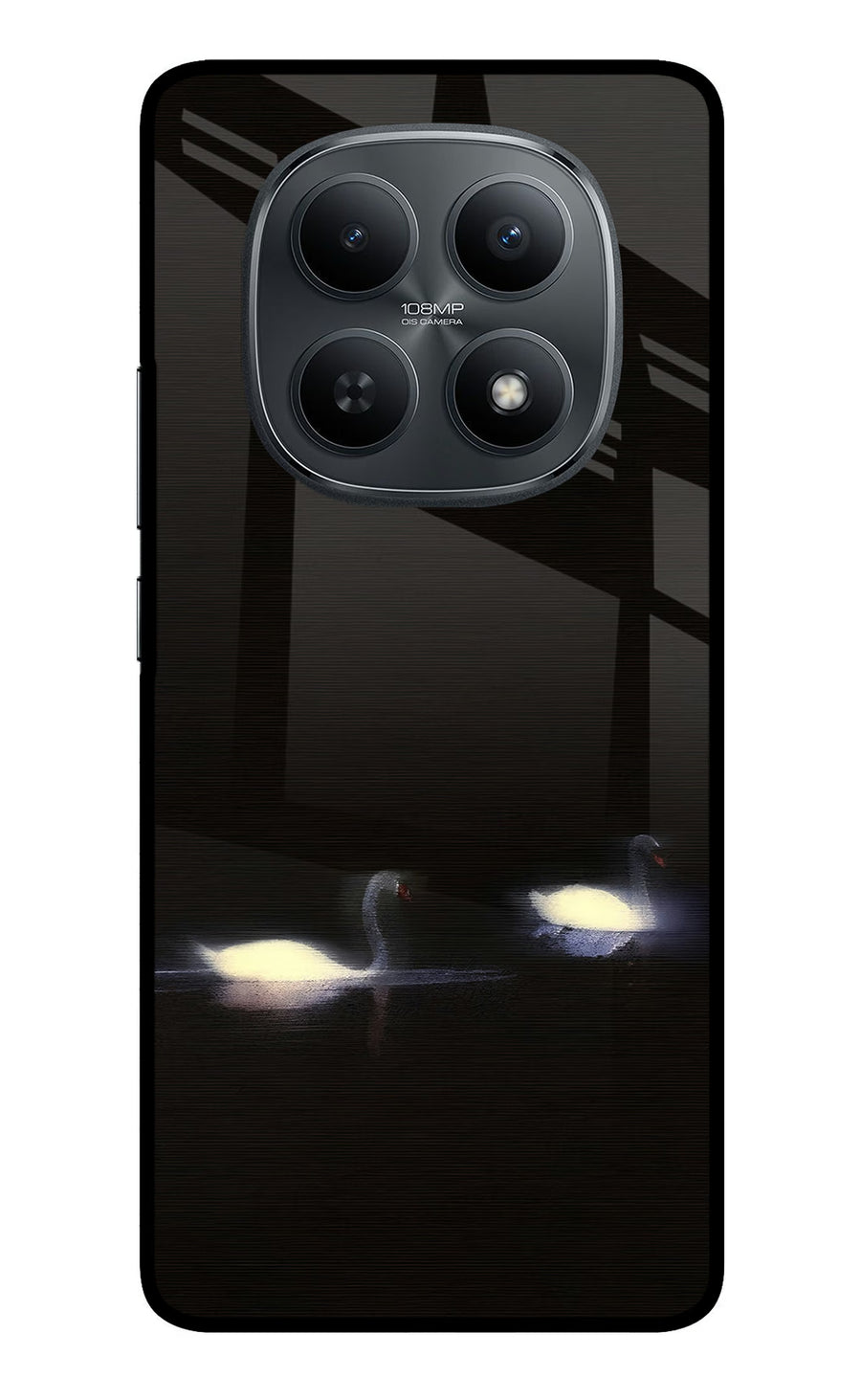 Silent Swans Redmi Note 15 5G Back Cover, Metal case