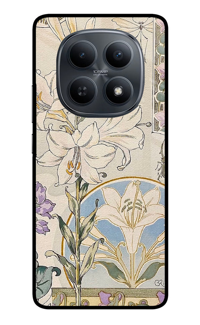 White Lily Redmi Note 15 5G Metal Case Back Cover by Casekaro