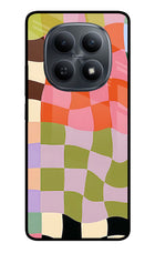 Wavy Grid Redmi Note 15 5G Metal Case Back Cover by Casekaro