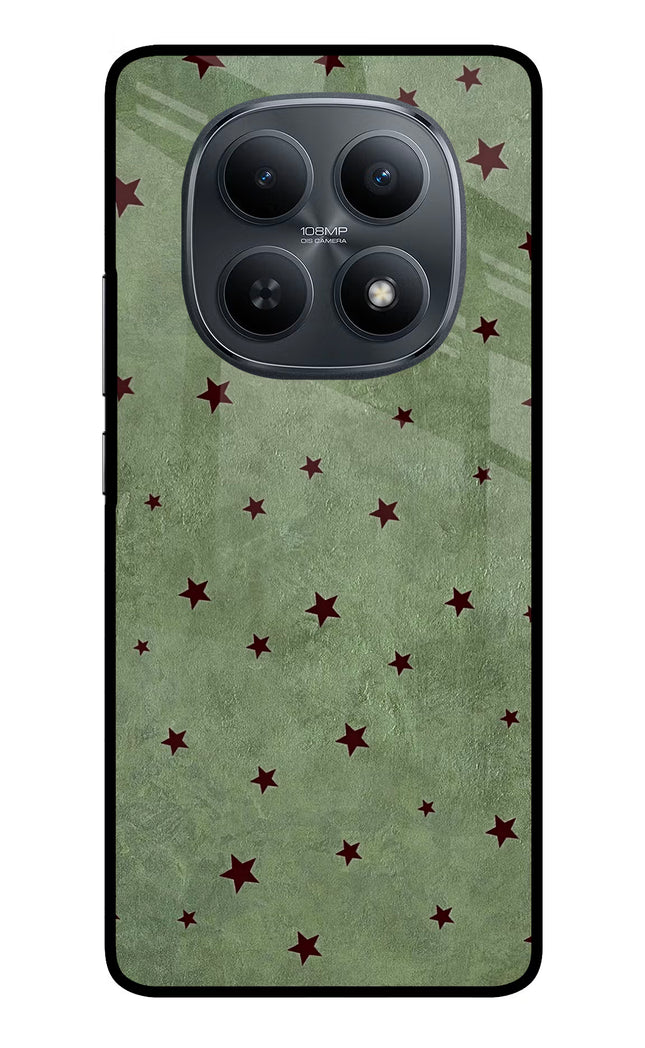 Green Stars Redmi Note 15 5G Metal Case Back Cover by Casekaro