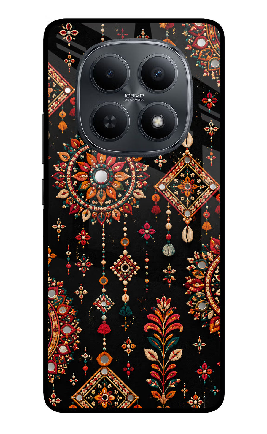Boho Noir Redmi Note 15 5G Back Cover, Metal case