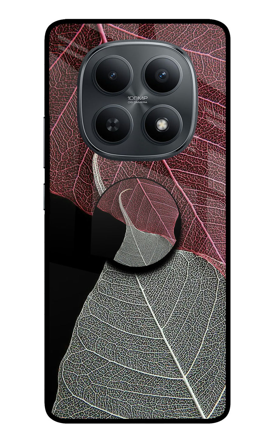 Leaf Pattern Redmi Note 15 5G Pop Case, Metal case