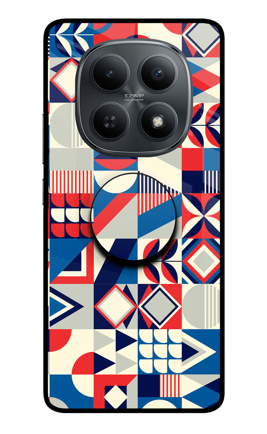 Colorful Pattern Redmi Note 15 5G Pop Case, Metal case