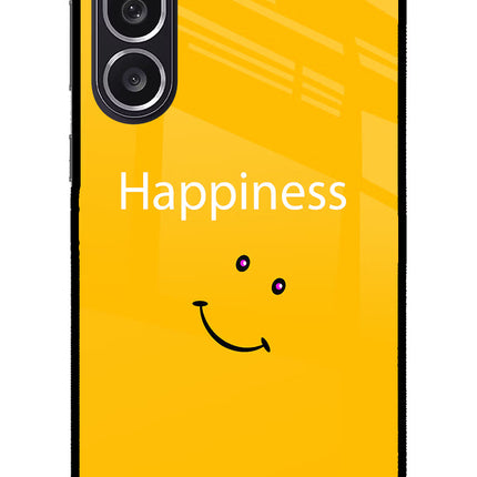 Happiness With Smiley Samsung M36 5G Metal Case Back Cover by Casekaro