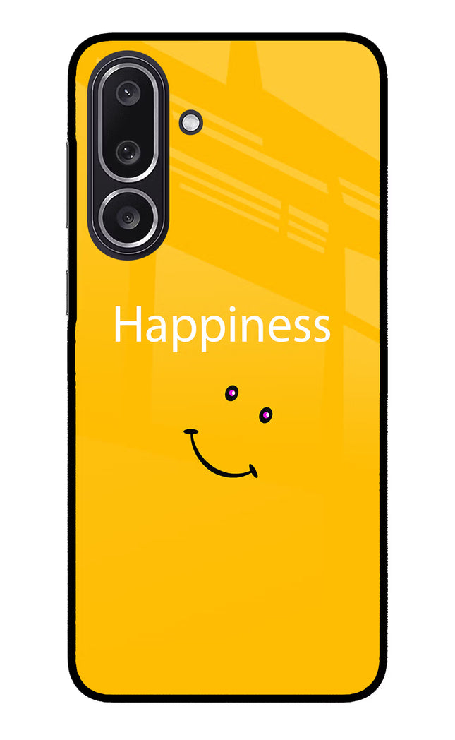 Happiness With Smiley Samsung M36 5G Metal Case Back Cover by Casekaro