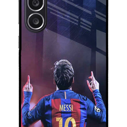 Messi Samsung M36 5G Metal Case Back Cover by Casekaro