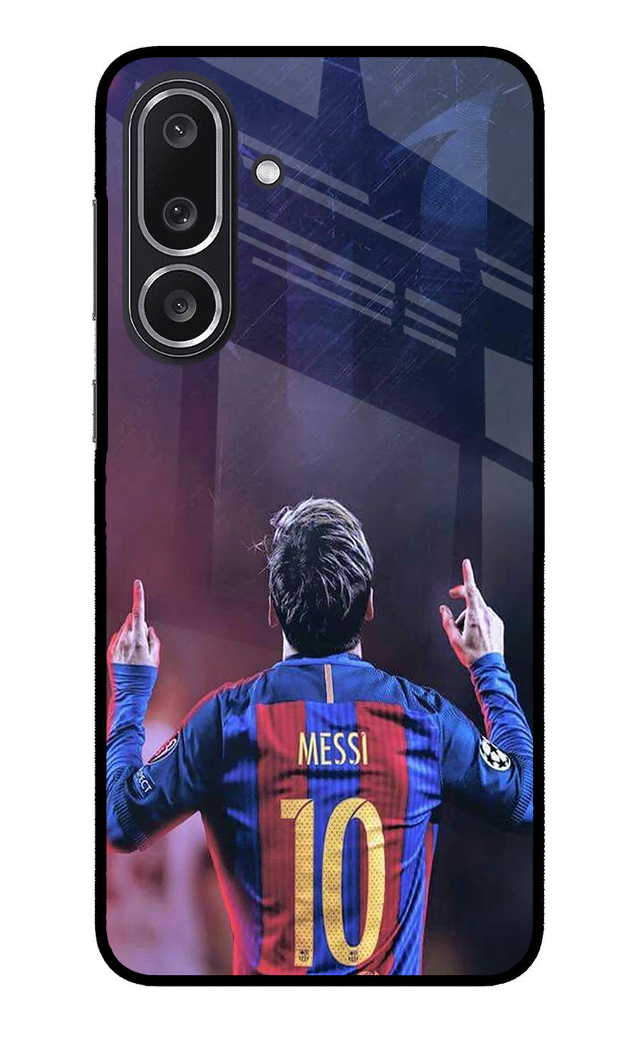 Messi Samsung M36 5G Back Cover, Metal case