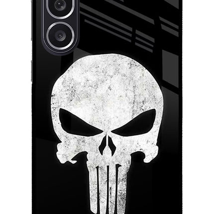 Punisher Skull Samsung M36 5G Metal Case Back Cover by Casekaro