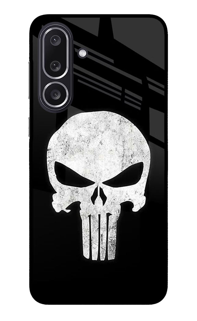 Punisher Skull Samsung M36 5G Metal Case Back Cover by Casekaro