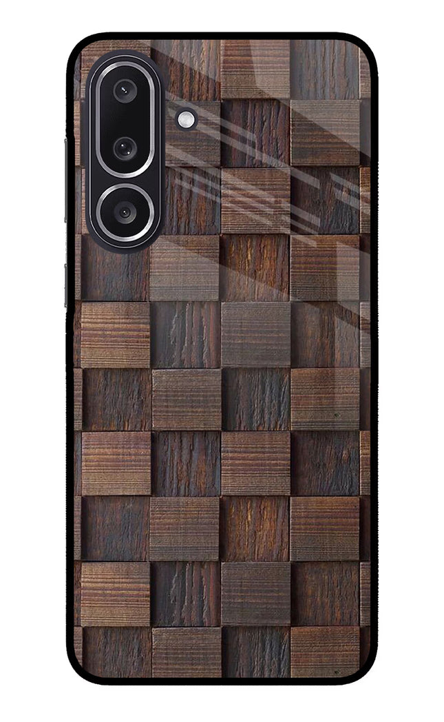 Wooden Cube Design Samsung M36 5G Metal Case Back Cover by Casekaro