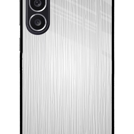 Wooden Grey Texture Samsung M36 5G Metal Case Back Cover by Casekaro