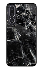 Black Marble Texture Samsung M36 5G Metal Case Back Cover by Casekaro