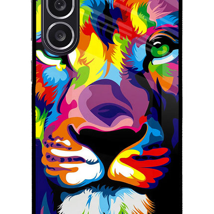 Lion Samsung M36 5G Metal Case Back Cover by Casekaro