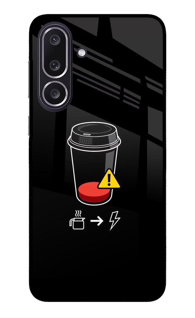 Coffee Samsung M36 5G Metal Case Back Cover by Casekaro