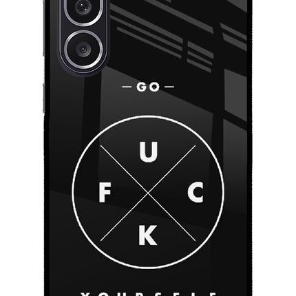 Go Fuck Yourself Samsung M36 5G Metal Case Back Cover by Casekaro