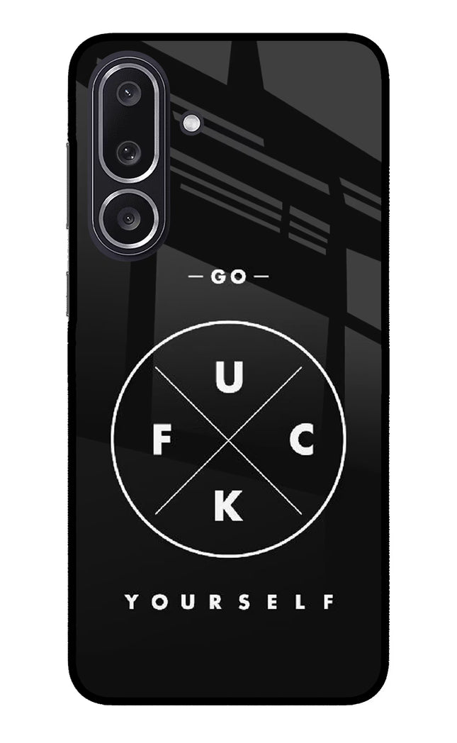 Go Fuck Yourself Samsung M36 5G Metal Case Back Cover by Casekaro
