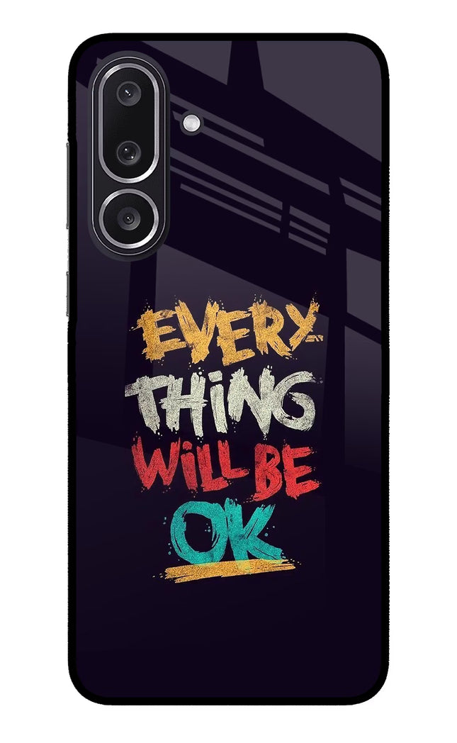 Everything Will Be Ok Samsung M36 5G Metal Case Back Cover by Casekaro
