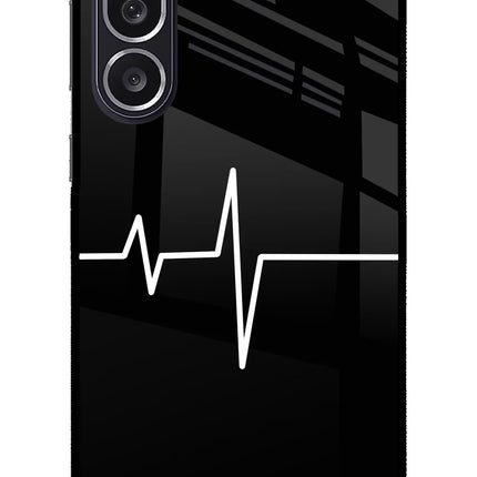 Heart Beats Samsung M36 5G Metal Case Back Cover by Casekaro