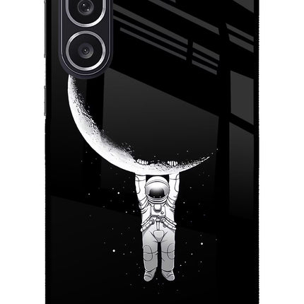 Moon Space Samsung M36 5G Metal Case Back Cover by Casekaro