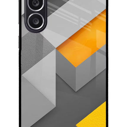 Abstract Samsung M36 5G Metal Case Back Cover by Casekaro