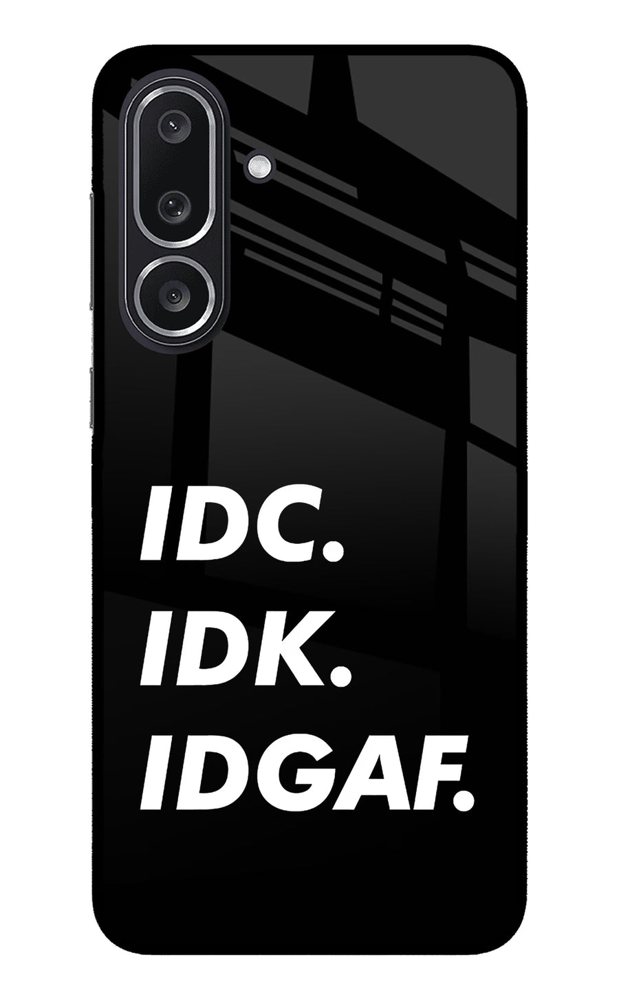 Idc Idk Idgaf Samsung M36 5G Back Cover, Metal case