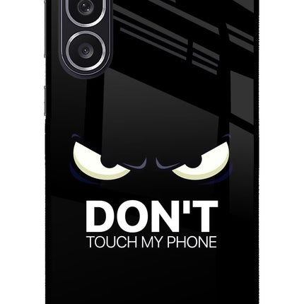Don'T Touch My Phone Samsung M36 5G Metal Case Back Cover by Casekaro