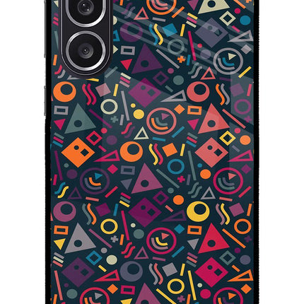 Geometric Abstract Samsung M36 5G Metal Case Back Cover by Casekaro