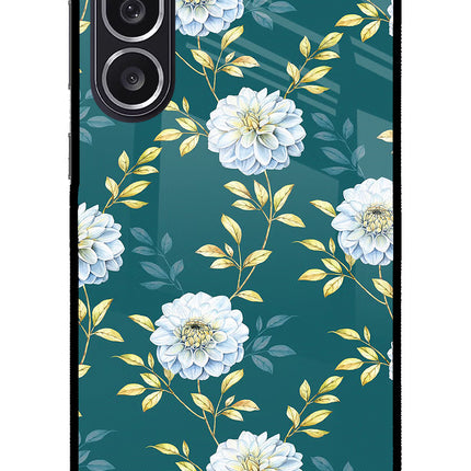 Flowers Samsung M36 5G Metal Case Back Cover by Casekaro