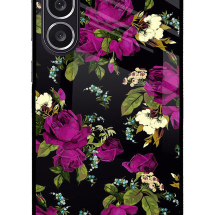 Flowers Samsung M36 5G Metal Case Back Cover by Casekaro