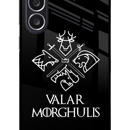 Valar Morghulis | Game Of Thrones Samsung M36 5G Metal Case Back Cover by Casekaro
