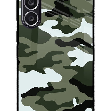 Camouflage Samsung M36 5G Metal Case Back Cover by Casekaro